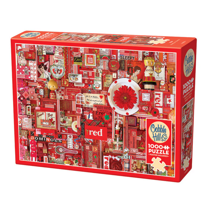 Cobble Hill - 80146 | Red - 1000 Piece Puzzle