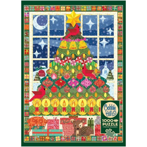 Cobble Hill - 80306 | Quilted Christmas Tree - 1000 Piece Puzzle