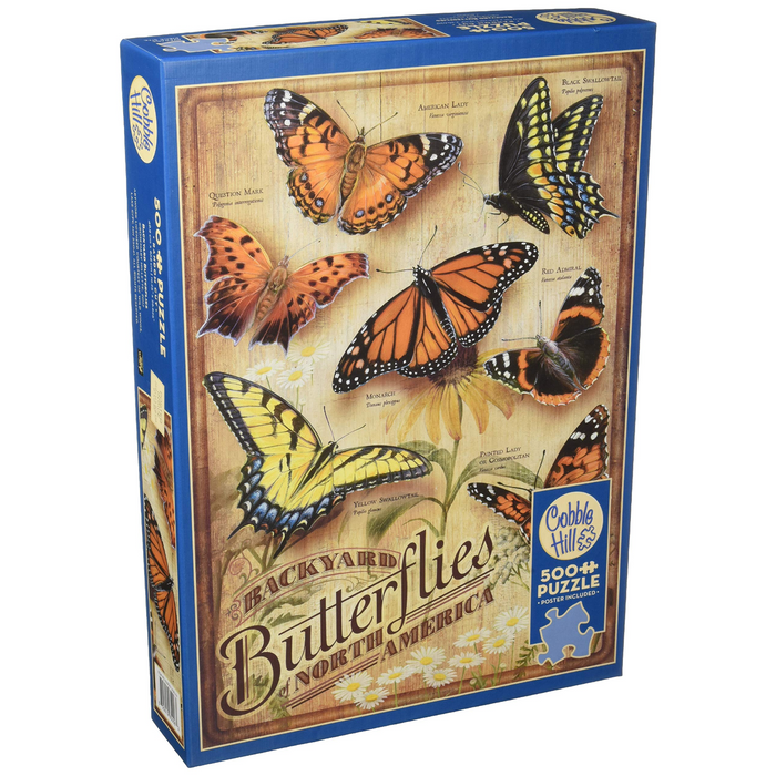 Cobble Hill - 85006 | Backyard Butterflies - 500 Piece Puzzle