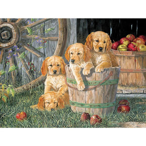 Cobble Hill - 54638 | Puppy Pail - 350 Pieces Puzzle