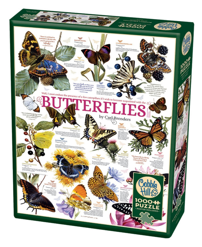 Cobble Hill - 80015 | Butterfly Collection - 1000 Piece Puzzle