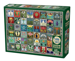 Cobble Hill - 80256 | Art Nouveau Tiles  - 1000 Piece Puzzle