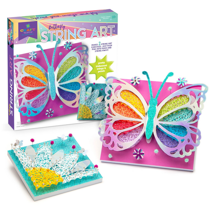 47 | Craft-tastic - Butterfly String Art