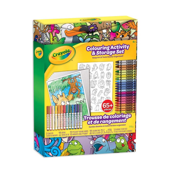 Crayola - 82920 | Colouring Activity and Storage Set
