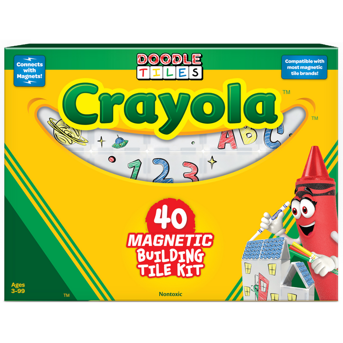 16 | Crayola Magnetic Doodle Tiles Set