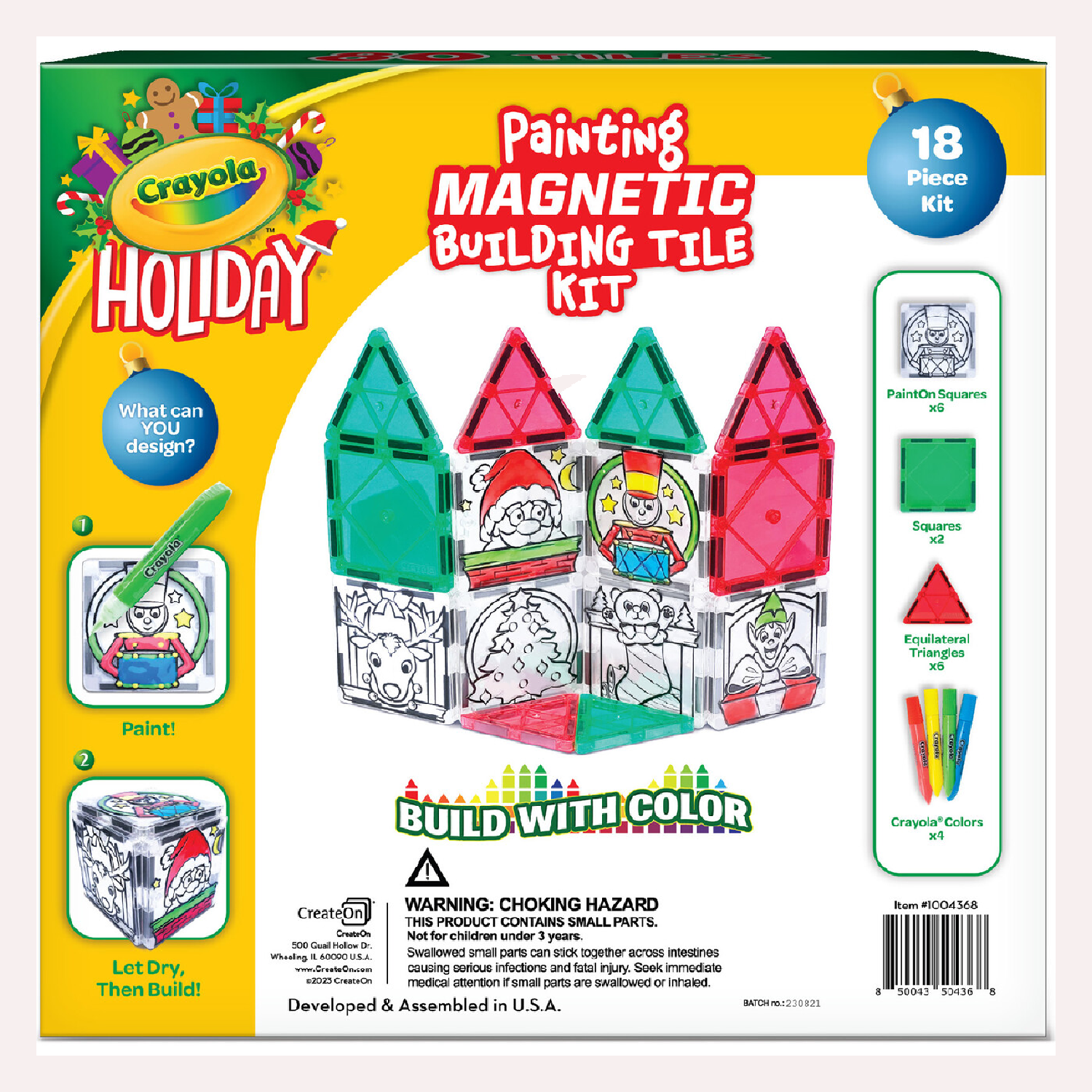 Crayola, Toys, Crayola Paint Your Own Suncatcher 4 Pack Set W Paint Brush  Included With Each