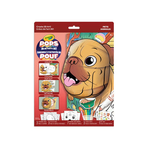 Crayola - 18550 | POPS 3D Activity Set: Pets