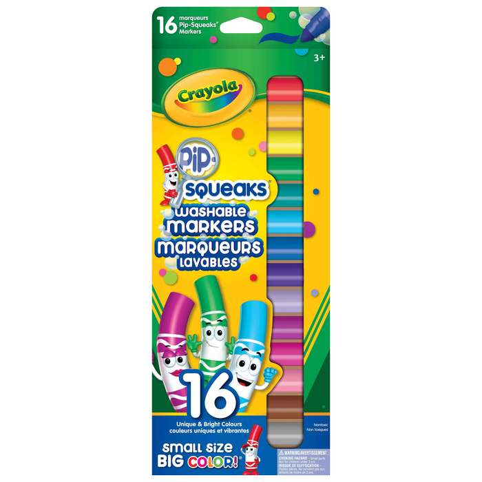 Crayola - 23160 | Crayola - Pipsqueaks Washable Markers 16 Pc