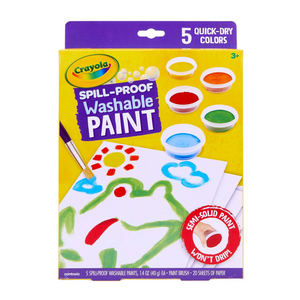 Crayola - 54-7515 | Crayola - Spill Proof Washable Paint Kit 5 Piece