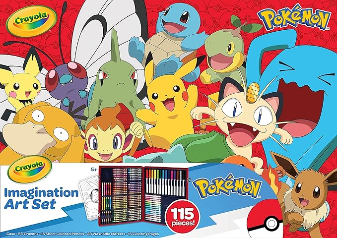 Crayola 83060 Pokemon Imagination Art Set – Castle Toys