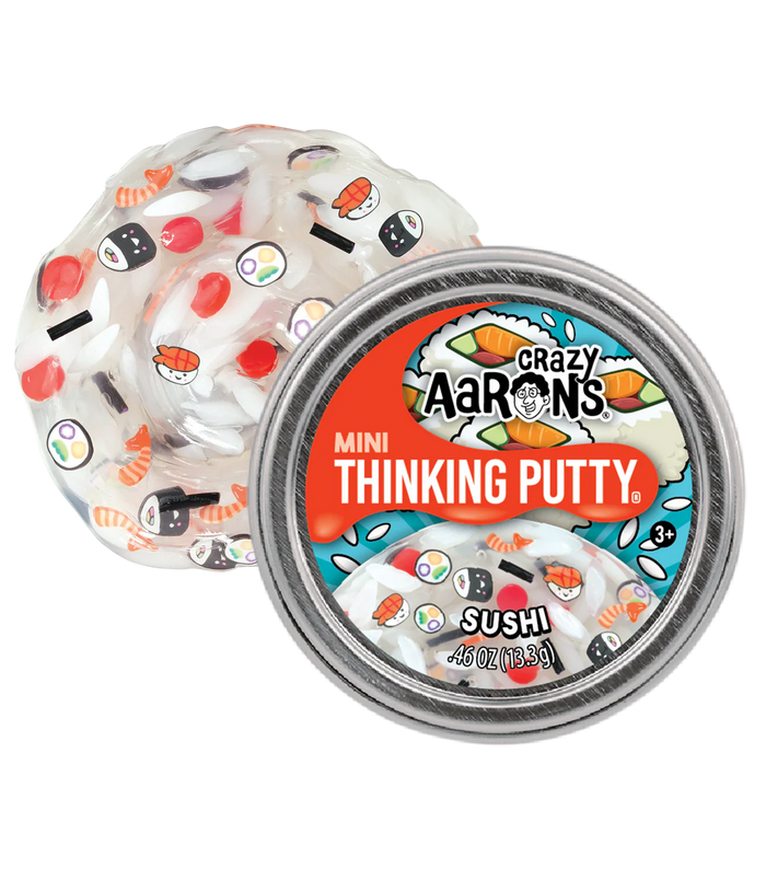 Crazy Aaron's Thinking Putty - 95737 | Crazy Aaron's Thinking Putty -  Sushi Mini Tin