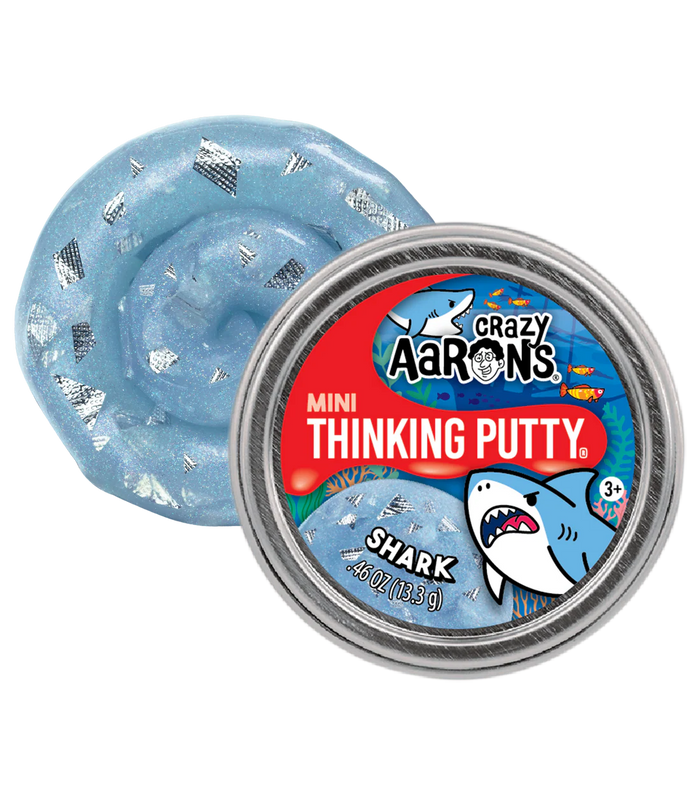 Crazy Aaron's Thinking Putty - 95919 | Crazy Aaron's Thinking Putty - Shark Mini Tin