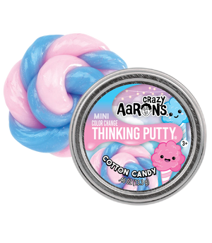 Crazy Aaron's Thinking Putty - 95936 Cotton Candy Mini Tin