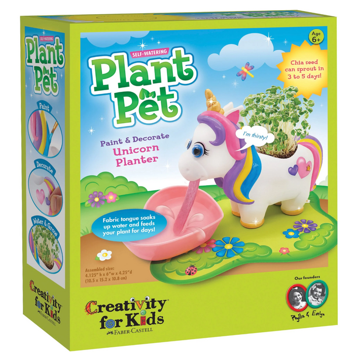 Creativity for Kids - 6383000 | Self Watering Plant Pet: Unicorn