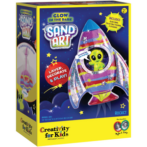 Creativity for Kids - 6392000 | Glow in the Dark Sand Art Rocket