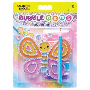 Creativity for Kids - 6467000 | Bubble Gems Super Sticker - Butterfly