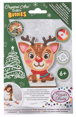 Craft Buddy - CA-60656 | Crystal Art Buddies - Reindeer
