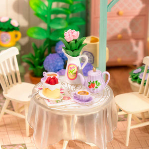 Robotime - DW013B | Blooming Tea Garden