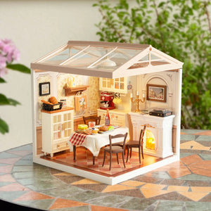 Robotime - DW015B | Warm Dining Room