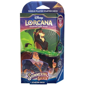 Disney - 983381 | Lorcana - Shimmering Skies - Emerald and Steel Starter Deck