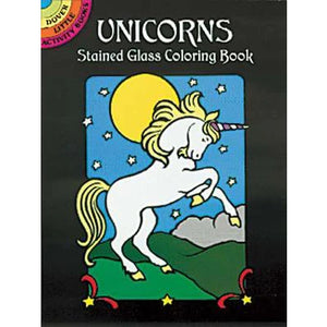 Dover Storybooks - 780486 409702 | Noble - Unicorns Stained Glass Coloring Book