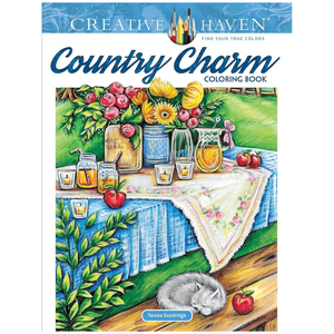 Dover Storybooks - 82168 | Creative Haven: Country Charm Colouring Book