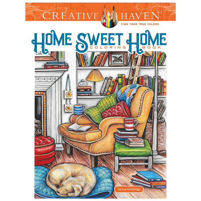 20 | Creative Haven: Home Sweet Home Coloring Book