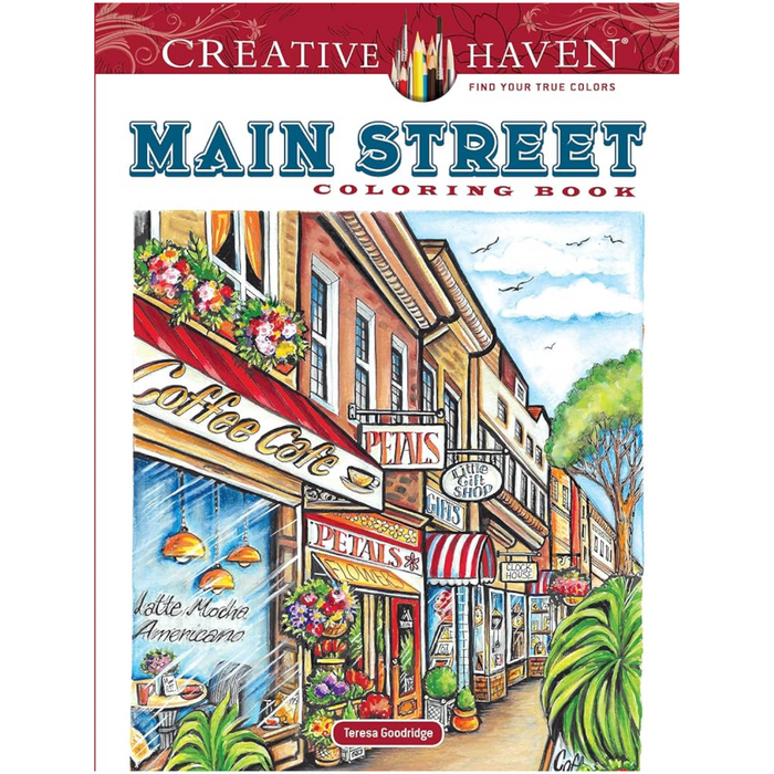 18 | Creative Haven: Main Street Coloring Book