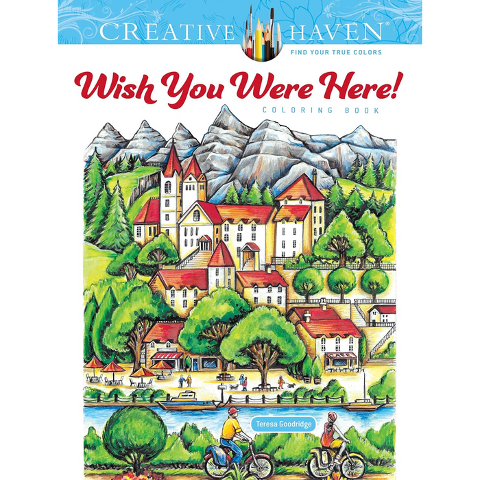 18 | Creative Haven: Wish You Were Here Coloring Book