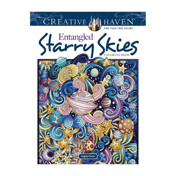 16 | Creative Haven: Entangled Starry Skies Coloring Book