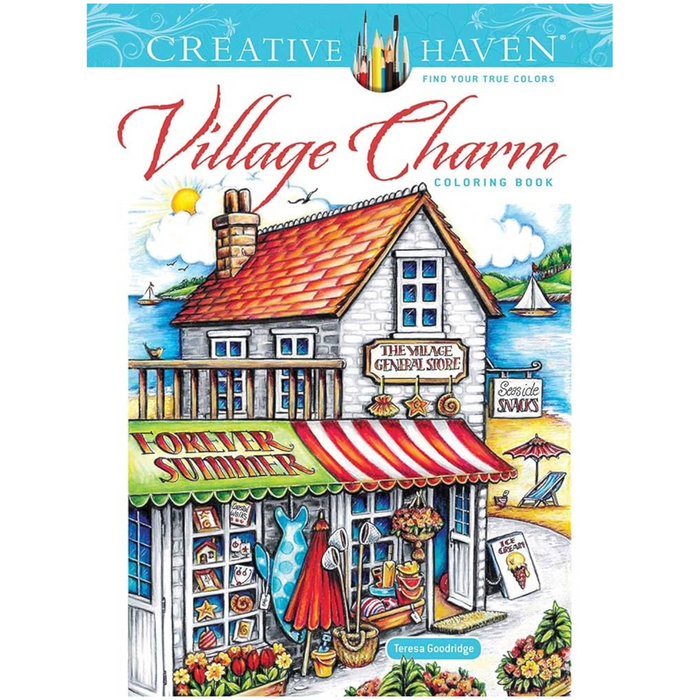 19 | Creative Haven: Village Charm Coloring Book