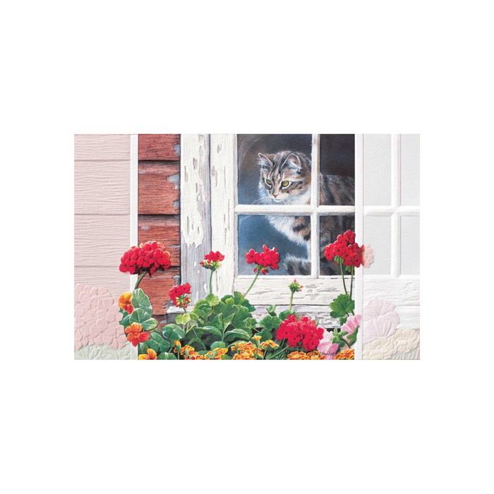 Enesco - 50632 | Card Thanks - ST/6 Kitty Lookout