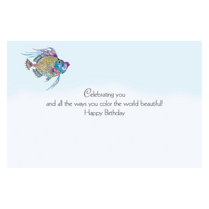 Enesco - 80346 | Birthday Card - Fish Frenzy