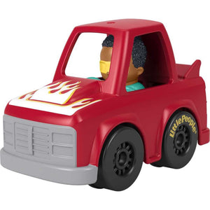 Fisher Price - GWD23 | Fisher Price New Wheelies Red Truck with Flames