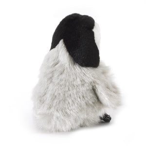 Folkmanis Puppets - 2680 | Mini Baby Emperor Penguin - Finger Puppet