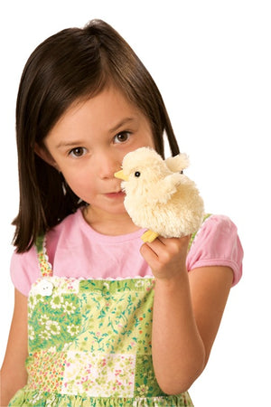 Folkmanis Puppets - 2721 | Mini Chick Finger Puppet
