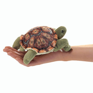 Folkmanis Puppets - 2778 | Mini Tortoise Finger Puppet