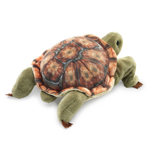 Folkmanis Puppets - 2778 | Mini Tortoise Finger Puppet
