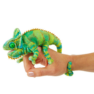 Folkmanis Puppets - 2794 | Mini Chameleon Finger Puppet
