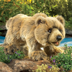 Folkmanis Puppets - 2954 | Grizzly Bear Hand Puppet
