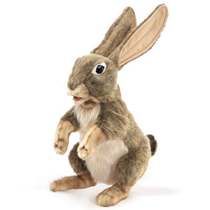Folkmanis Puppets - 3200 | Hand Puppet - Folkmanis - Jack Rabbit 3200
