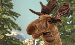 Folkmanis Puppets - 3201 | Hand Puppet - Folkmanis - Moose Stage
