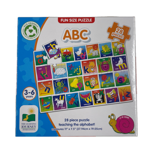 The Learning Journey - 432396 | Fun Size Puzzle: ABC - 28 Pieces
