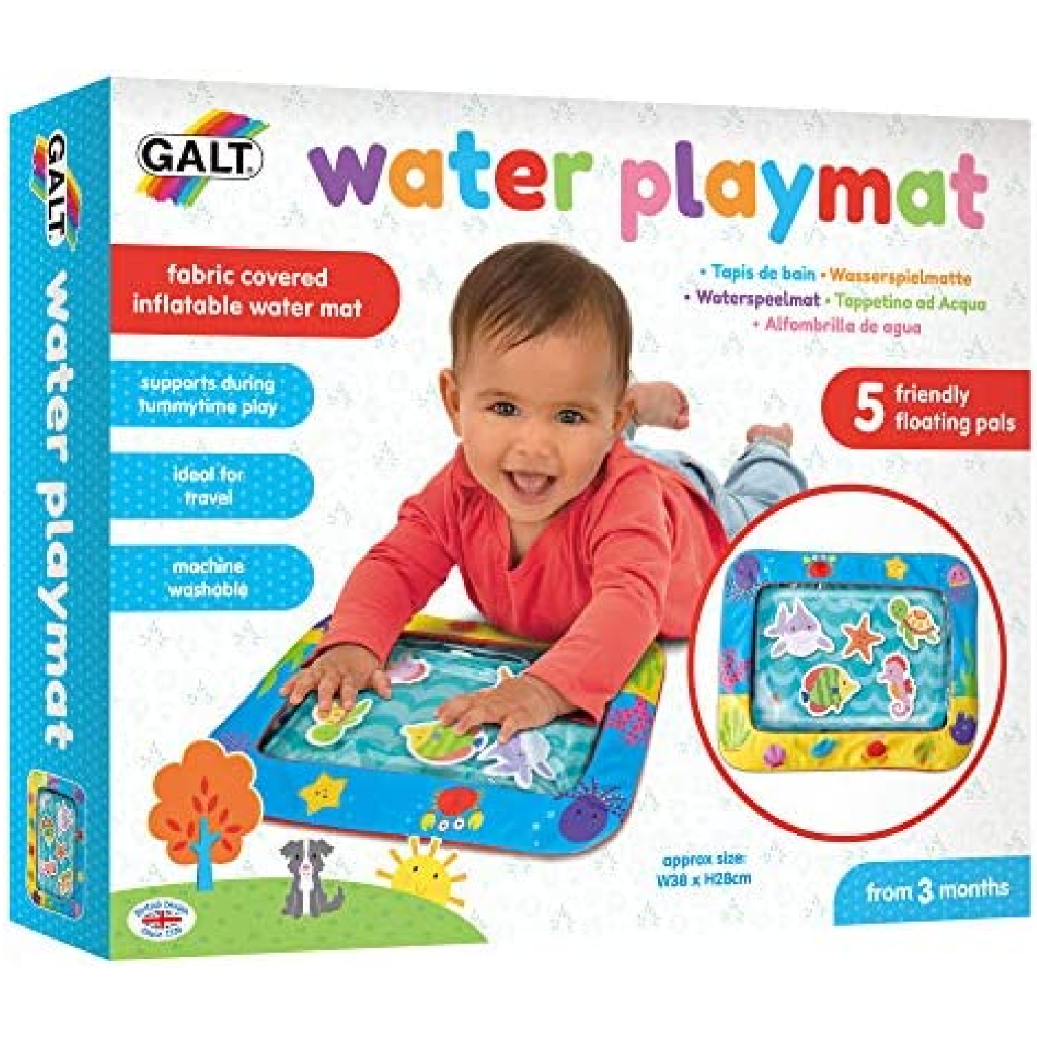 Haba on The Farm Tummy Time Water Play Mat