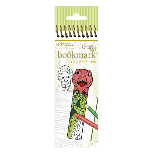 Avenue Mandarine - GY145C | Graffy Dinosaur Bookmarks