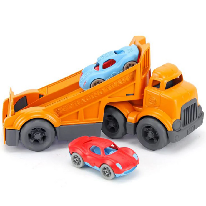 Green Toys Racing Truck W/ 2 Racers