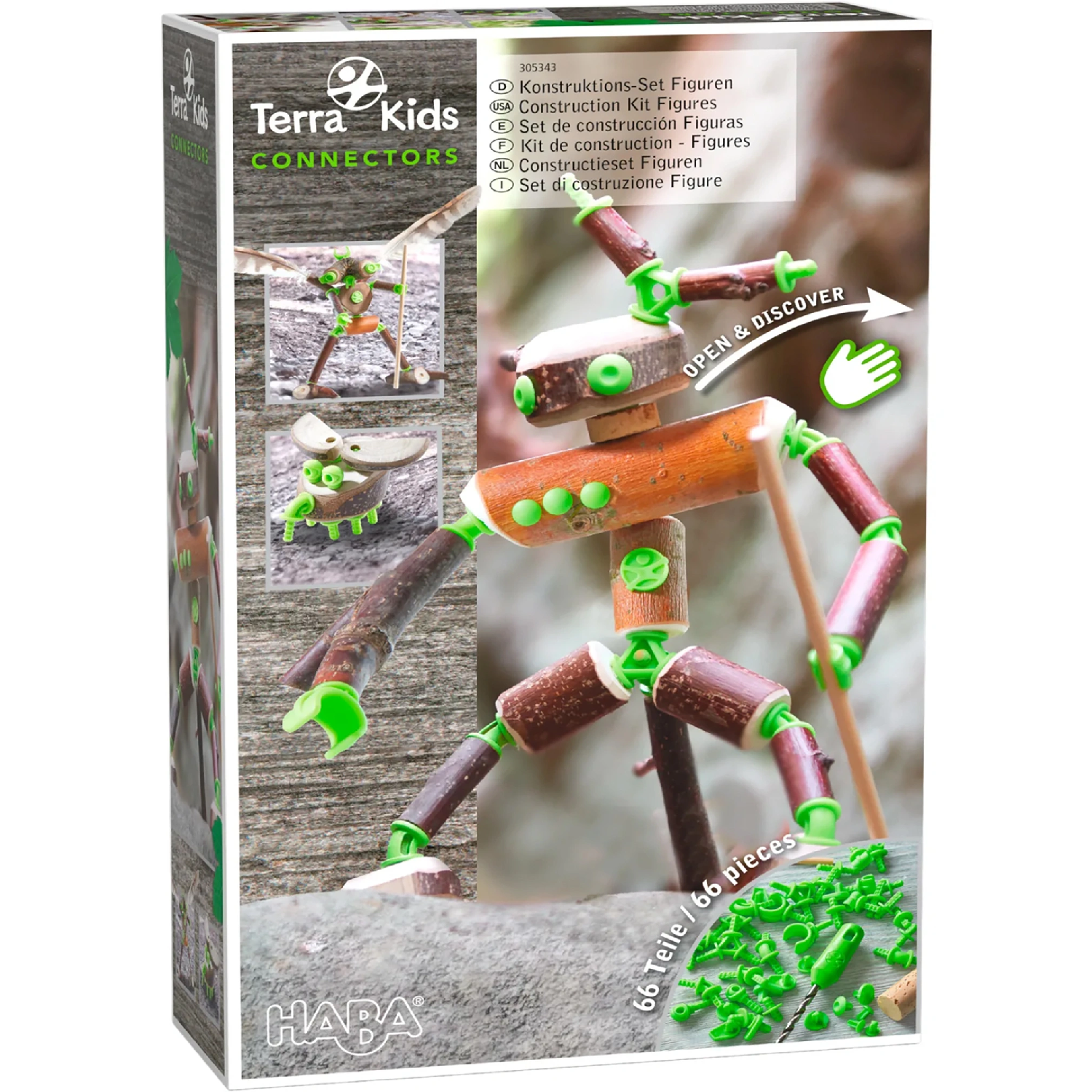 Jeux classiques Haba Terra Kids Connectors – Kit de base Jeux classiques Haba Terra Kids Connectors – Kit de base