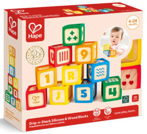 Hape - E0131 | Silicone Wood Blocks