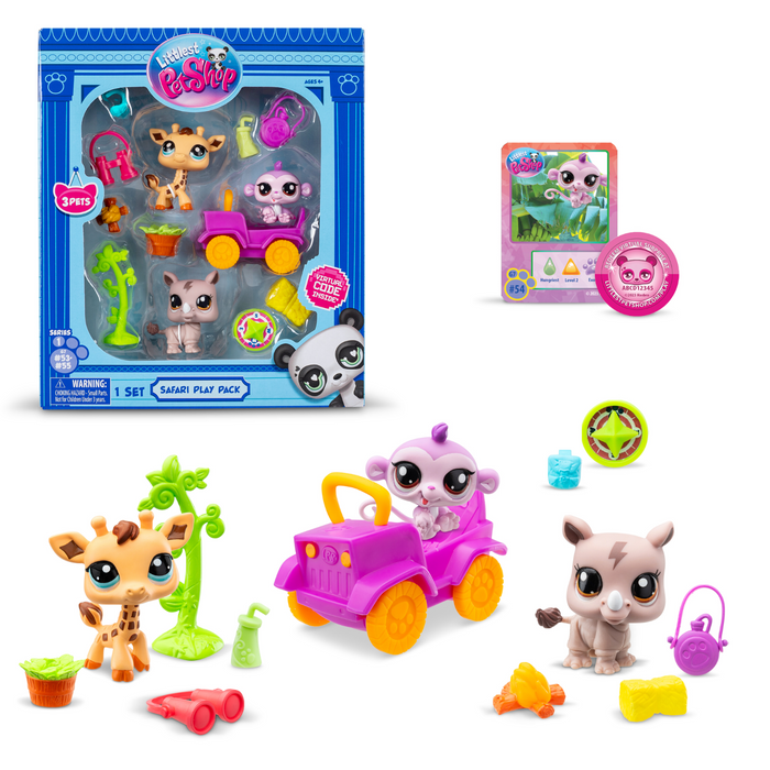 Hasbro - 00524 | Littlest Pet Shop: Safari Play Pack