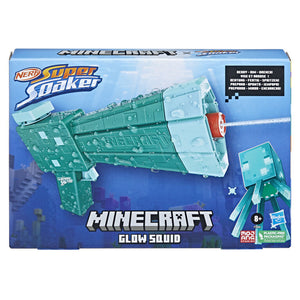 Hasbro - F7600 | Minecraft NERF - Supersoaker - Sox Glow Squid